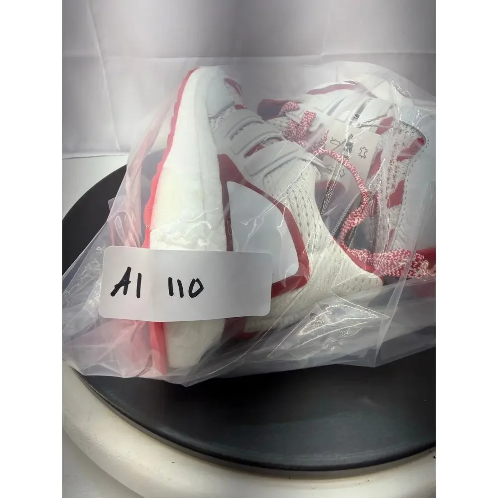 Adidas‎ UltraBoost 1.0 Valentines Day Hearts Womens 5 Red White Sneakers JR5845
